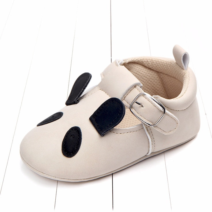 Adorable Cartoon Animal Baby Shoes – Matte Leather, Non-Slip Soft Soles, Perfect for Spring & Autum