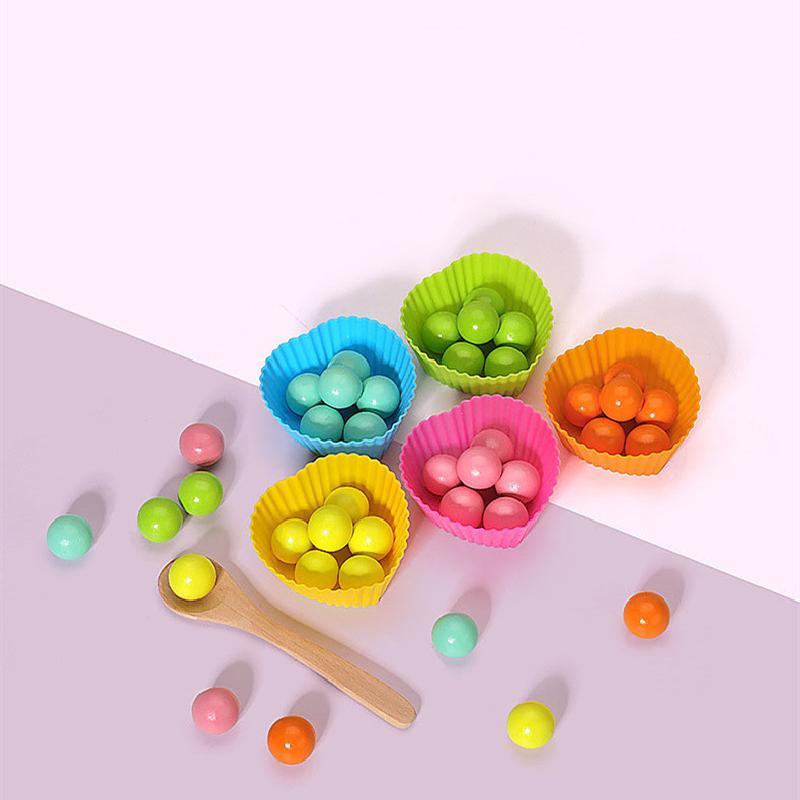 Wooden Children's Multifunctional Fishing Beads Toy