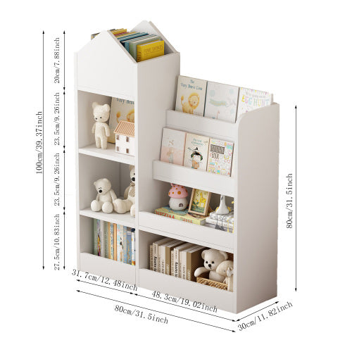 Wooden Toy Storage Organizer Cabinet