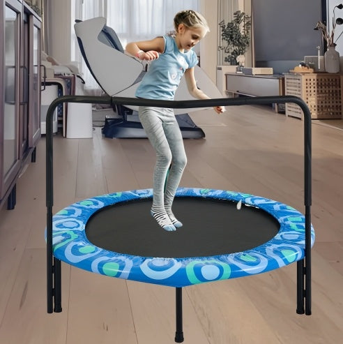 XTP002 Assembled Children's Trampoline Happy Expression Outdoor And Indoor For Kids Age 3 - 7