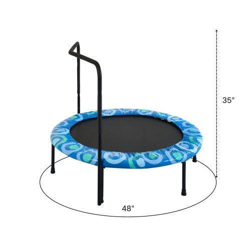 XTP002 Assembled Children's Trampoline Happy Expression Outdoor And Indoor For Kids Age 3 - 7