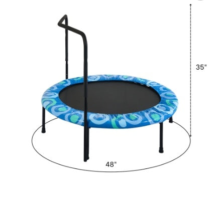 XTP002 Assembled Children's Trampoline Happy Expression Outdoor And Indoor For Kids Age 3 - 7