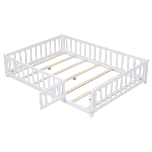 Platform Bed With Fence And Door